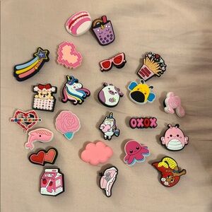 Colorful Shoe Charms Set